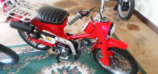 1966 Honda Ct90 Trial 125cc Engine Feature On The Tv Program Shed And Buried